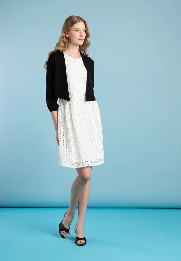 More & More kurzer Cardigan, schwarz, Frühjahrs-Kollektion Zeitlich begrenztes Angebot