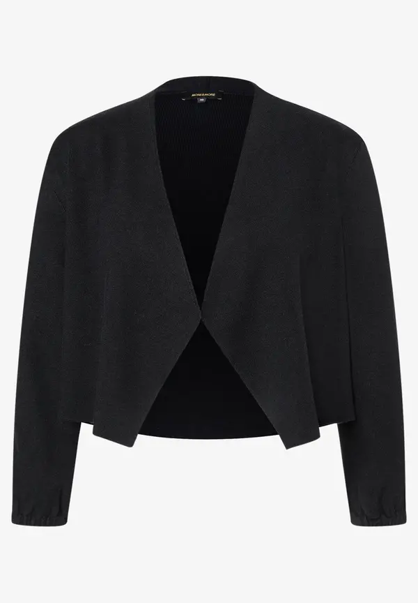 More & More kurzer Cardigan, schwarz, Frühjahrs-Kollektion Zeitlich begrenztes Angebot