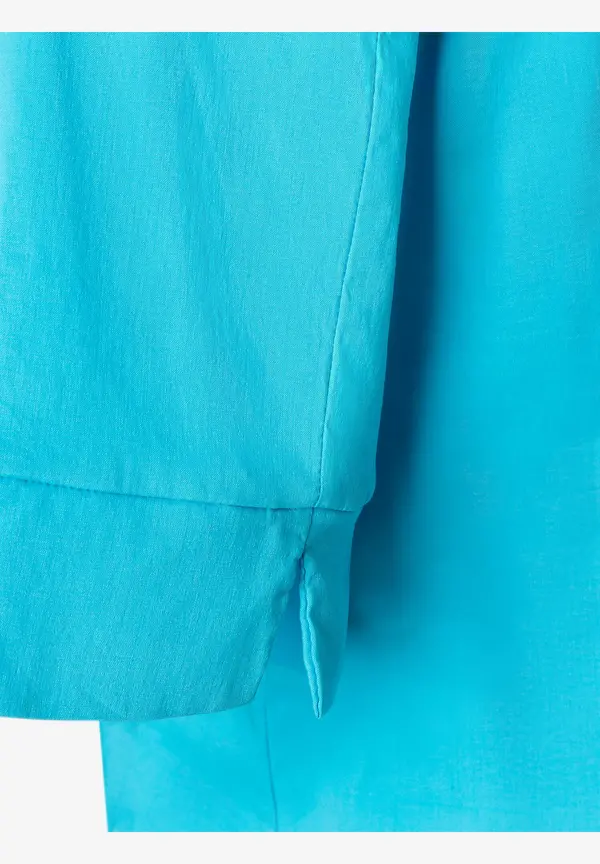 More & More Baumwoll/Stretch Bluse, türkis, Frühjahrs-Kollektion Exklusive Angebote
