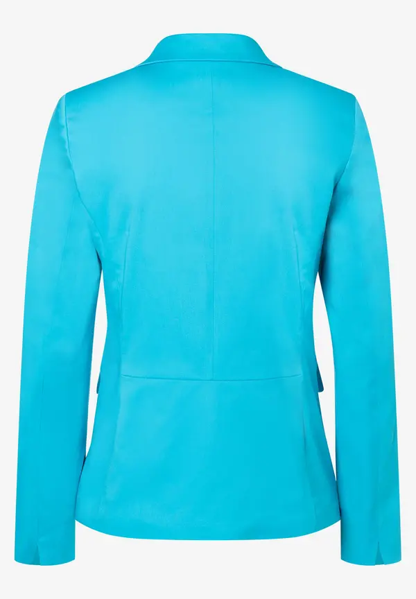 More & More Baumwoll-Satin Blazer, türkis, Frühjahrs-Kollektion Blitzangebot