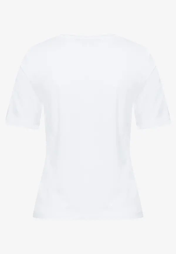 More & More T-Shirt mit U-Boot Ausschnitt, weiß, Frühjahrs-Kollektion Räumungsverkauf