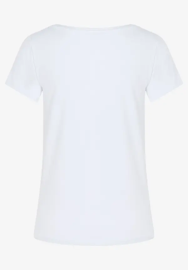 More & More T-Shirt mit Herz-Print, weiß, Frühjahrs-Kollektion Tägliche Deals