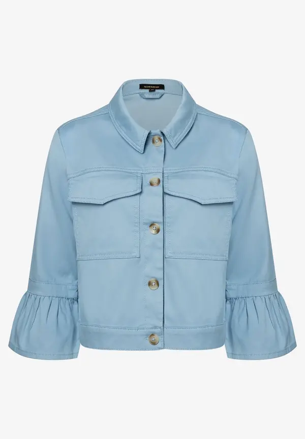 More & More Colored Denim Jacke, light skyblue, Frühjahrs-Kollektion Kostenlose Rückgabe
