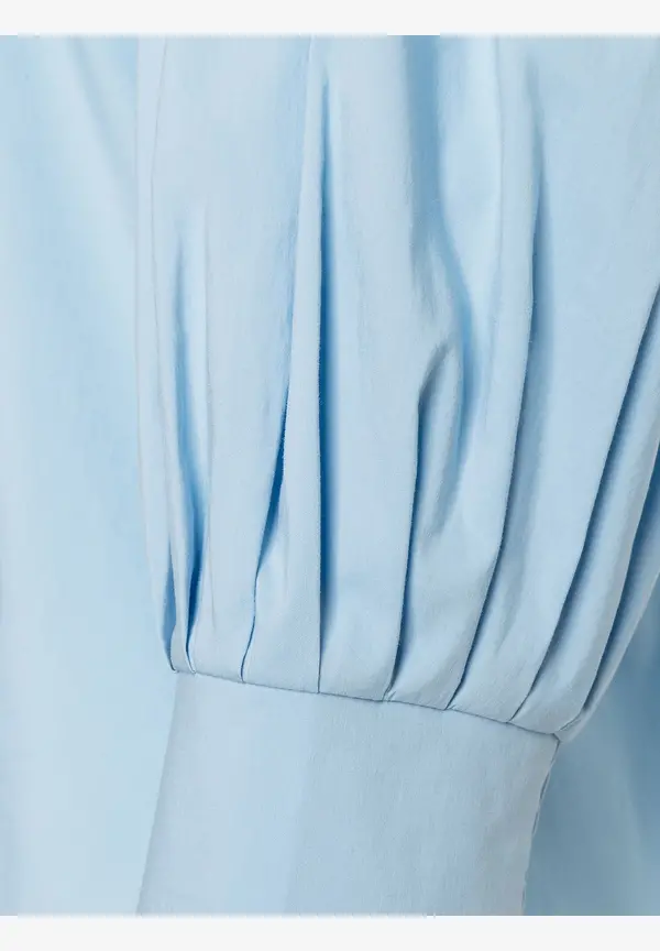 More & More Baumwoll/Stretch Bluse, light skyblue, Frühjahrs-Kollektion Begrenzte Freigabe