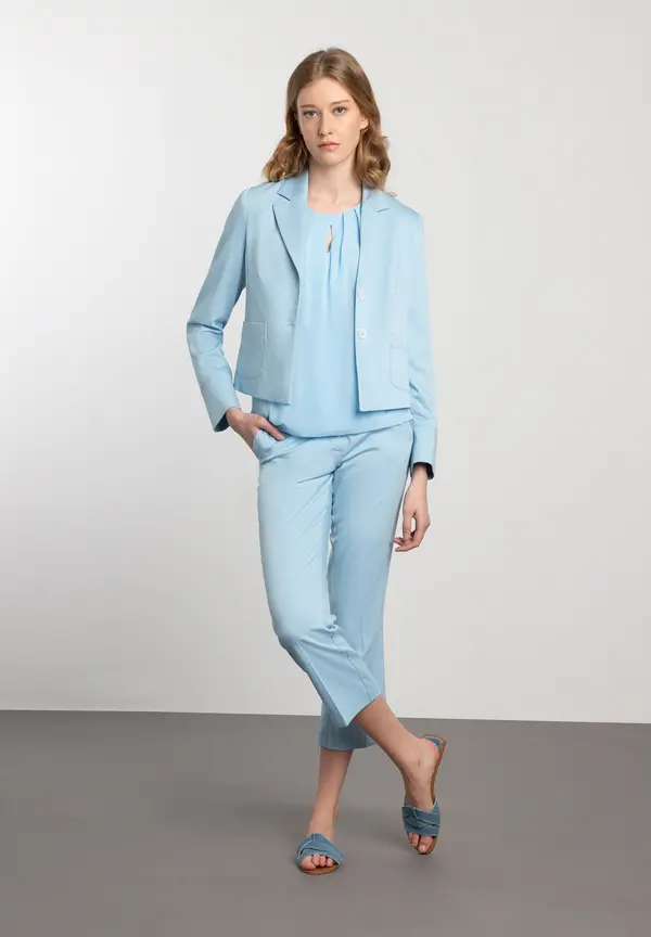 More & More verkürzte Anzughose, light skyblue, Frühjahrs-Kollektion Letzte 2 Tage