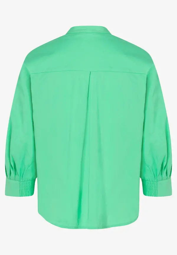 More & More Baumwoll/Stretch Bluse, march green, Frühjahrs-Kollektion Bis zu 50% Rabatt