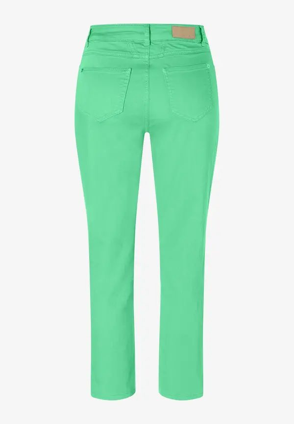 More & More verkürzte Coloured Denim, march green, Frühjahrs-Kollektion Bis zu 60% Rabatt