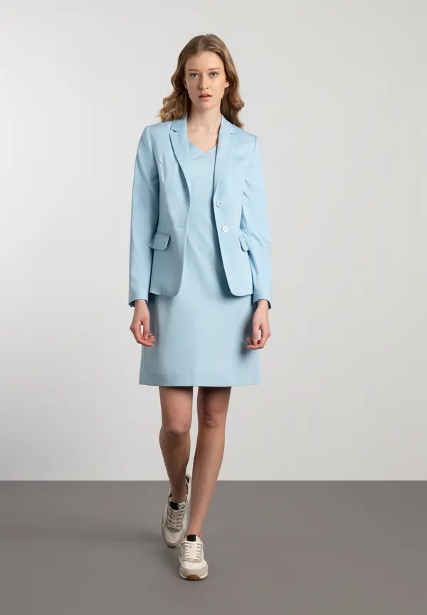 More & More Etuikleid, light skyblue, Frühjahrs-Kollektion Bis zu 65% Rabatt