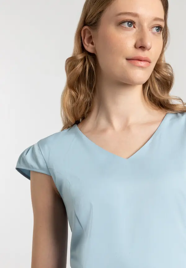 More & More Etuikleid, light skyblue, Frühjahrs-Kollektion Bis zu 65% Rabatt