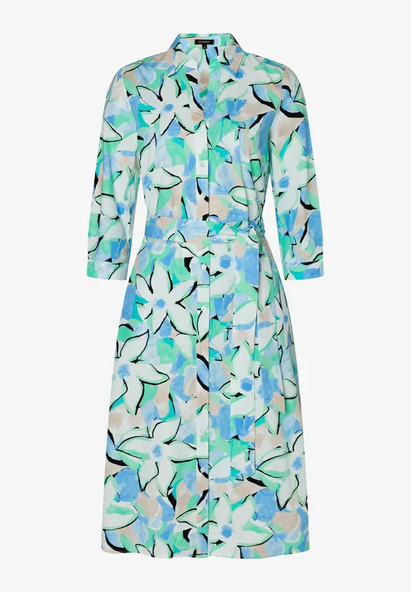 More & More Hemdblusenkleid, Blumenprint, Frühjahrs-Kollektion Sonderangebot der Fabrik