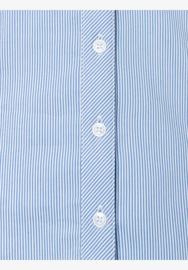 More & More Hemdbluse, blau/weiß gestreift Vierteljährliche Förderung