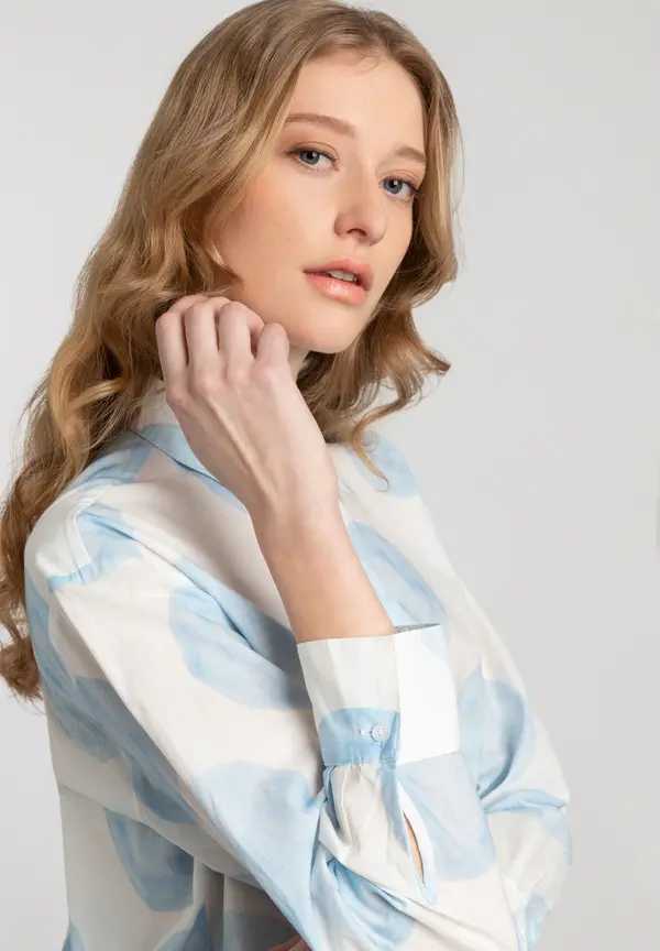 More & More Baumwollbluse, XL-Dots, Frühjahrs-Kollektion Super Rabatt