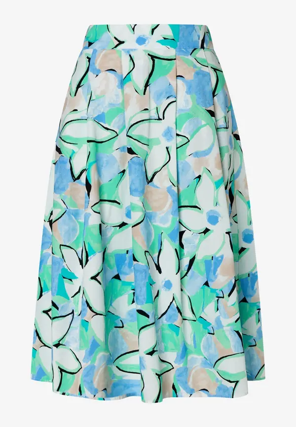 More & More Baumwollrock, Blumenprint, Frühjahrs-Kollektion 50% Rabatt mit kostenlosem Versand