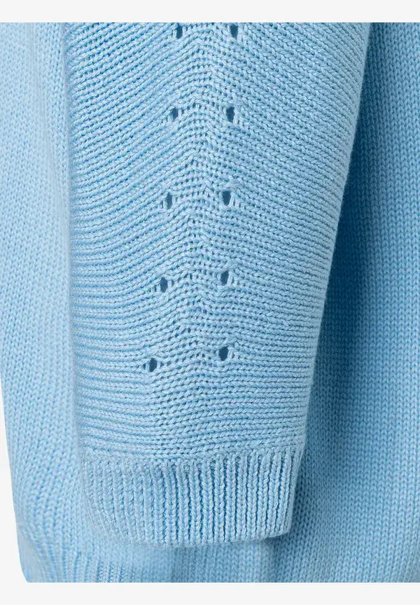 More & More Pullover mit V-Ausschnitt, light skyblue, Frühjahrs-Kollektion Clearance-Verkauf
