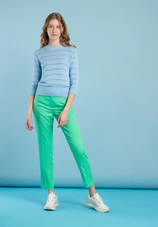 More & More Pullover, light skyblue, Frühjahrs-Kollektion Fabrikladen