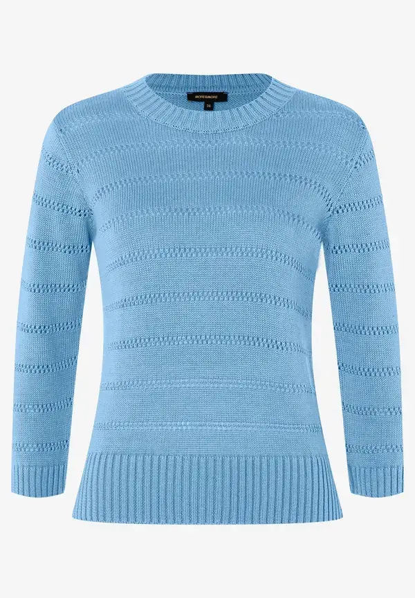 More & More Pullover, light skyblue, Frühjahrs-Kollektion Fabrikladen