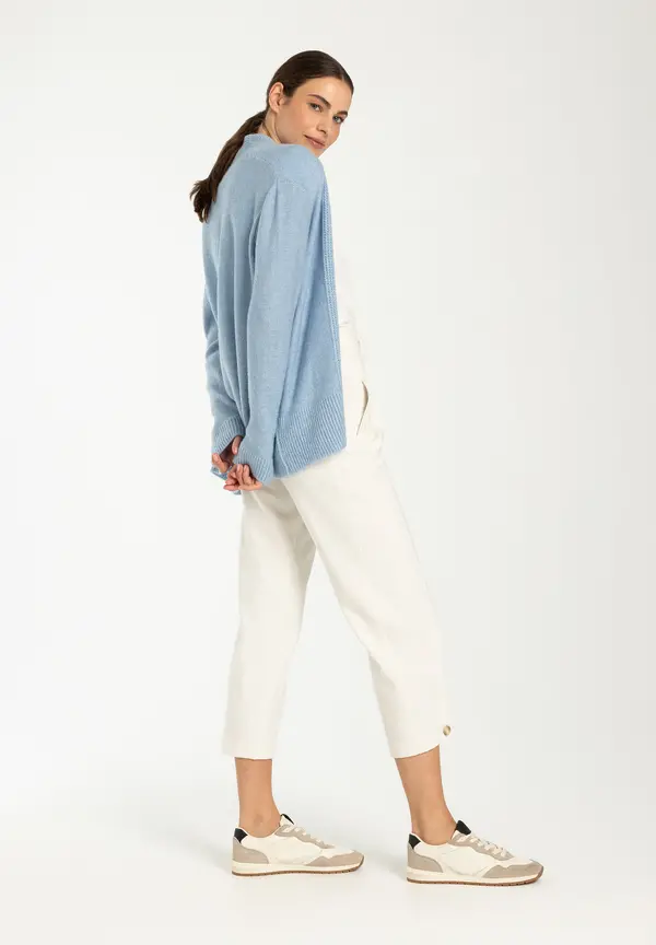 More & More Cardigan, hellblau, Herbst-Kollektion Fabrikverkauf