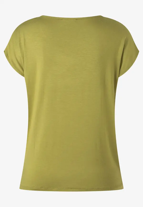 More & More Shirt mit Satinfront, soft moss green Blitzverkäufe