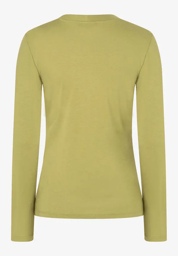 More & More Langarmshirt, soft moss green Fabrik Onlineshop