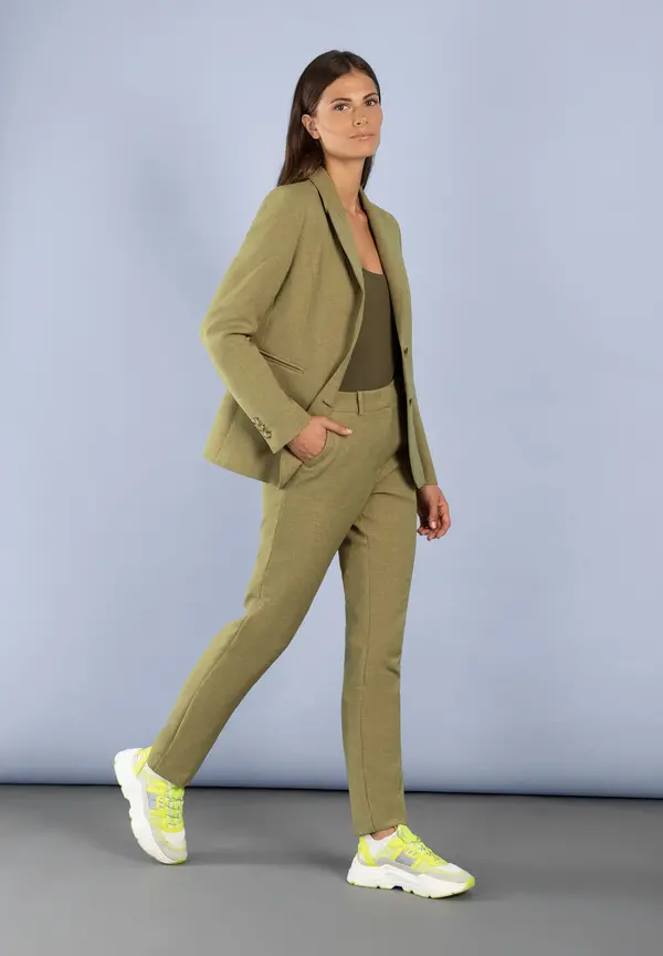More & More Anzughose, HEDY, soft moss green Begrenztes Angebot