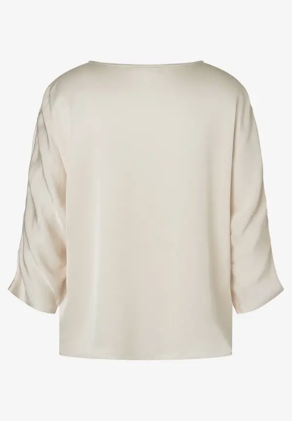 More & More Satinbluse, powder creme Osterangebot