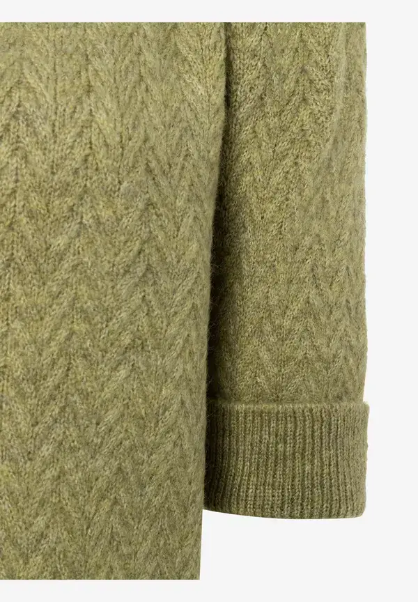 More & More Cardigan, Kurzarm, soft moss green Lagerräumung