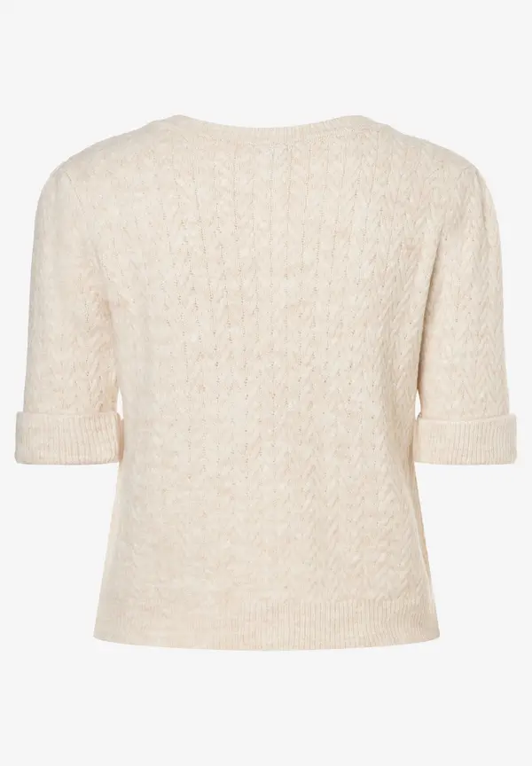 More & More Cardigan, Kurzarm, powder creme Saisonale Angebote