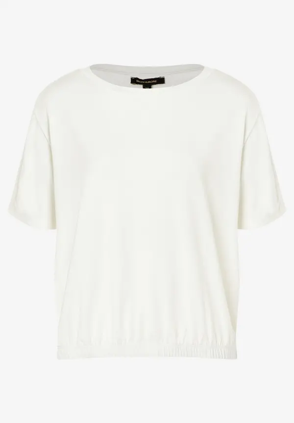 More & More Shirt mit Faltendetail, ecru, Sommer-Kollektion Tiefpreis