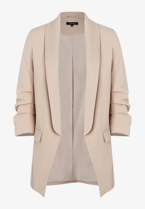 More & More Blazer mit Schalkragen, beige, Frühjahrs-Kollektion Letzte 3 Tage