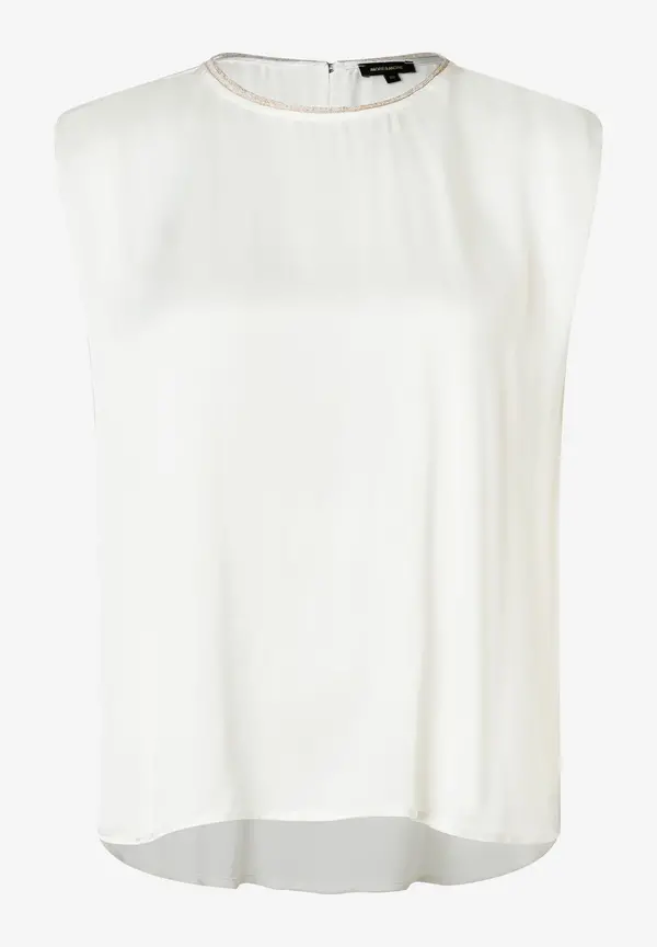 More & More Satinbluse, ecru, Sommer-Kollektion Neueste Stile