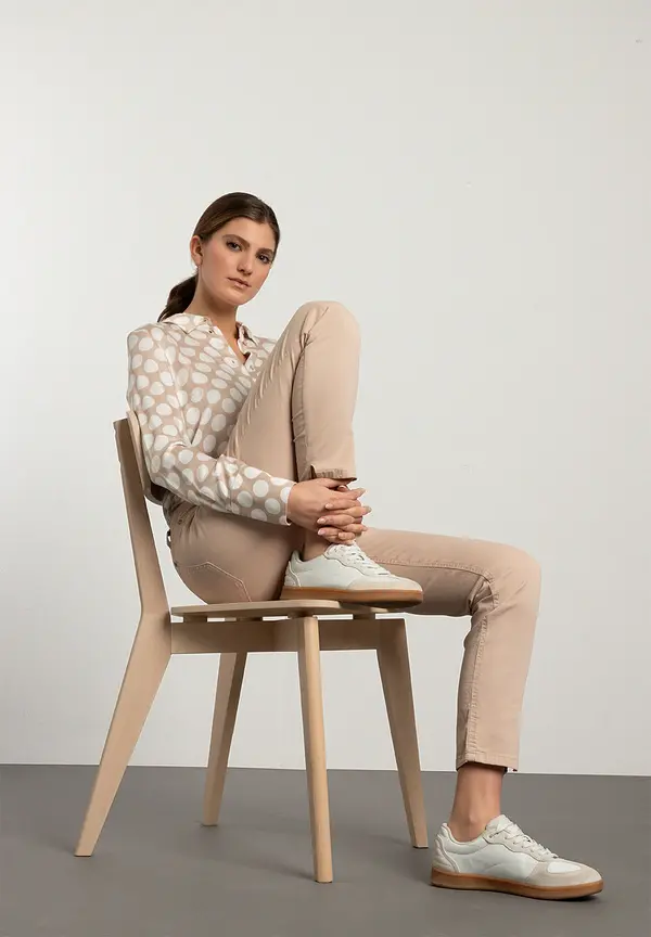 More & More Coloured Denim, beige, Frühjahrs-Kollektion Zeitbegrenzte Promotion