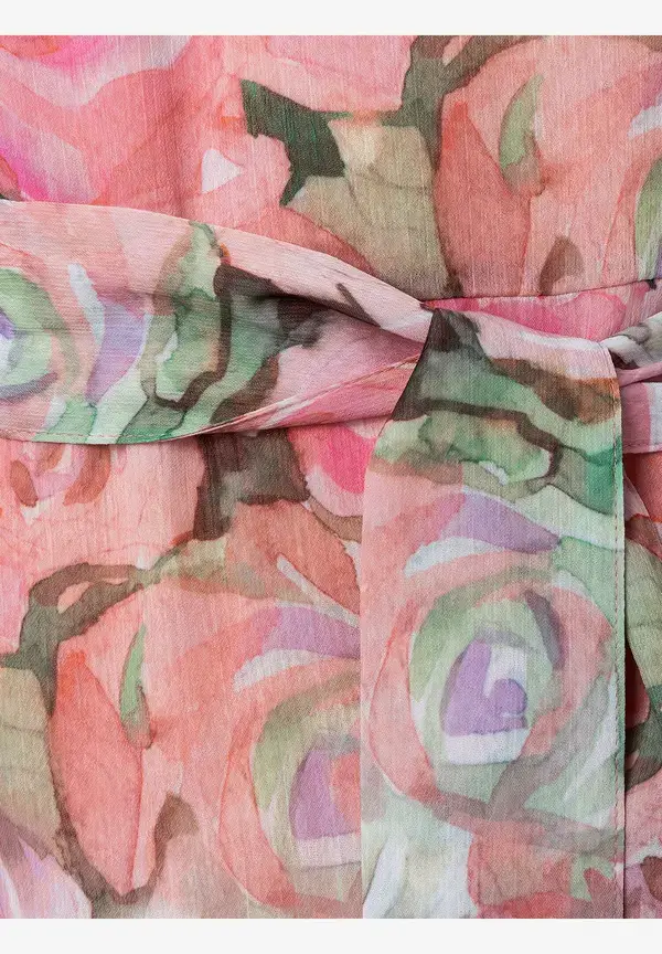 More & More Chiffonkleid, Rosenprint, Sommer-Kollektion Discount Store für neue Produkte