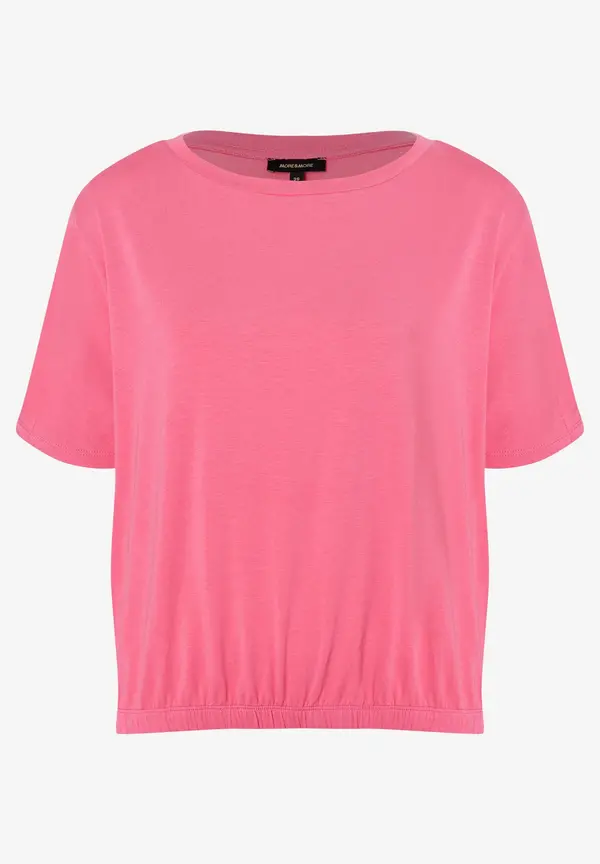 More & More Shirt mit Faltendetail, sorbet pink, Sommer-Kollektion Super Rabatt