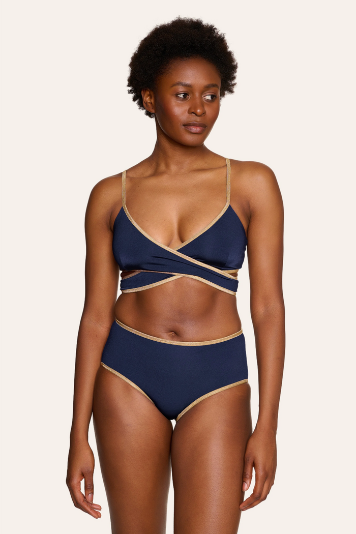 Mymarini Wrap Top Shine ‘24 Bis zu 60% Rabatt