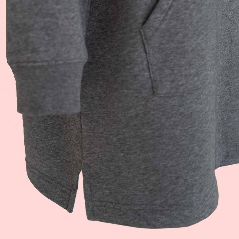 Natural Born Yogi Let Love Rule pink – Sweatshirt Hoodie-Kleid Preisnachlass
