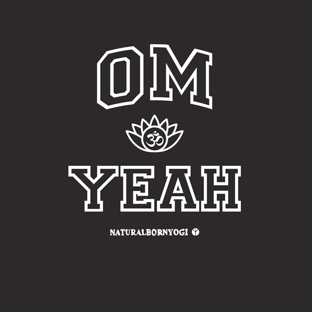 Natural Born Yogi Om Yeah – Sweatshirt Hoodie-Kleid Black Friday
