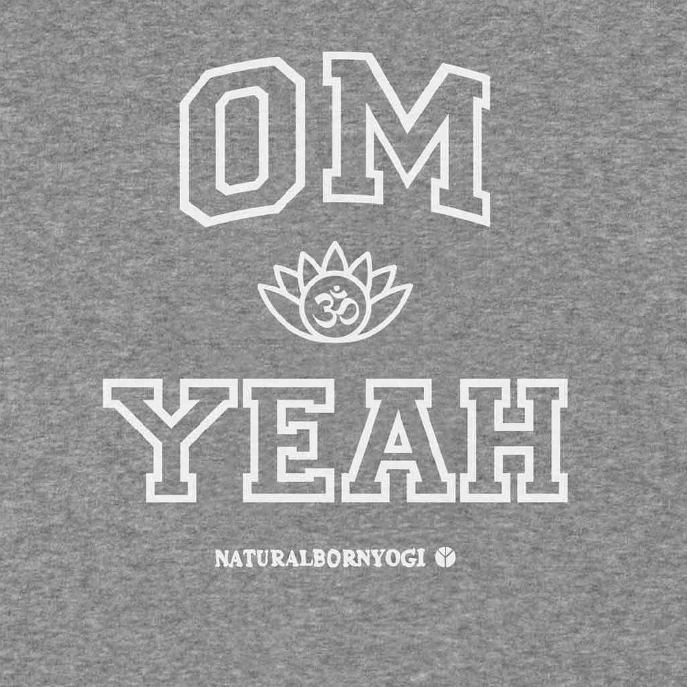 Natural Born Yogi Om Yeah – Sweatshirt Hoodie-Kleid grau Cyber Monday