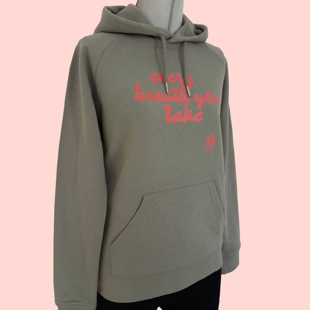 Natural Born Yogi Every Breath – Sweatshirt Hoodie Lagerräumung