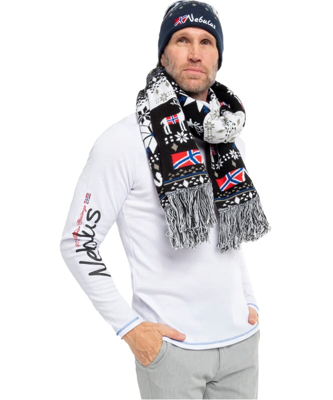 Nebulus Norweger Strick-Schal, riesig, BIGGEST Sonderangebot der Fabrik