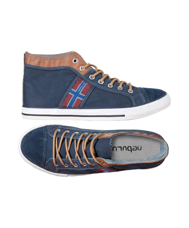 Nebulus Teil-Leder Sneaker UTAH High Herren Black Friday Preise