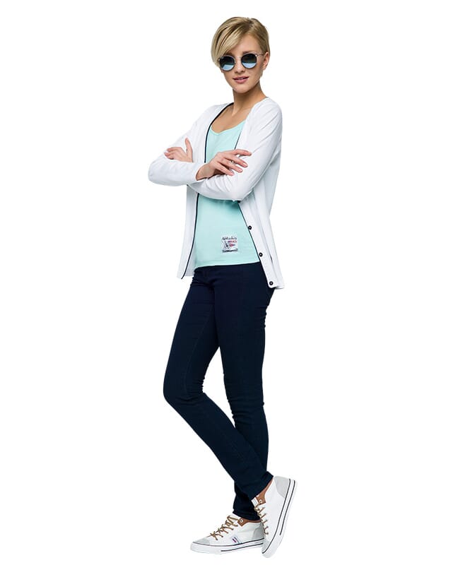 Nebulus Spaghetti Träger Top BIANCA Damen Zeitlich begrenztes Angebot