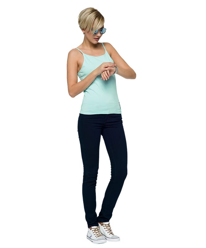 Nebulus Spaghetti Träger Top BIANCA Damen Zeitlich begrenztes Angebot