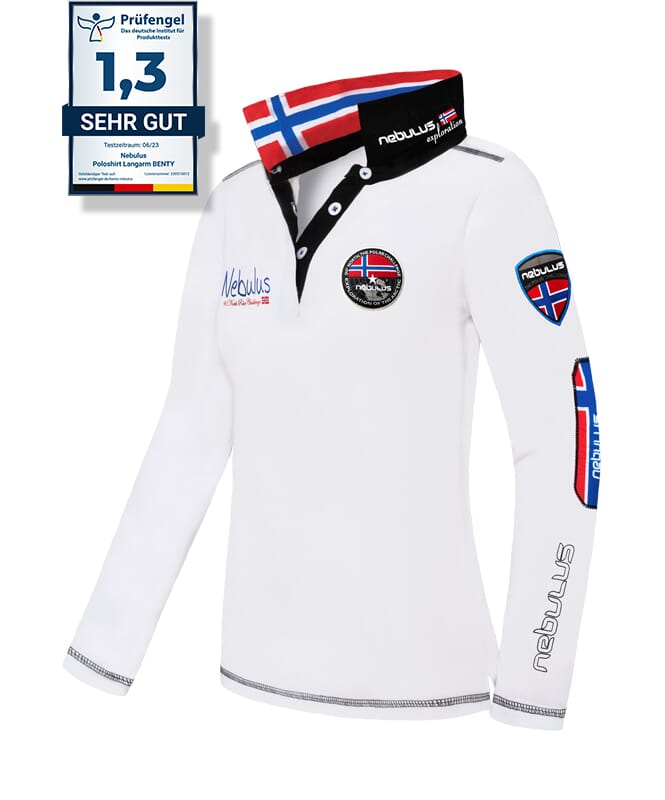 Nebulus Poloshirt langarm BENTY Damen VIP-Rabatte