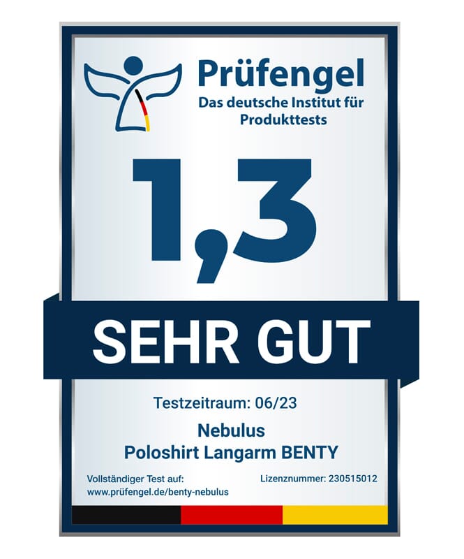 Nebulus Poloshirt langarm BENTY Herren Nur für heute