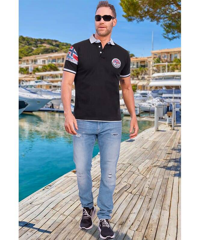 Nebulus Poloshirt PARAS Herren Nur noch ein Tag übrig