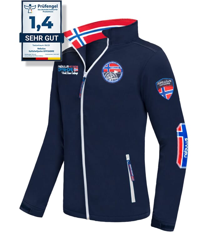 Nebulus Softshelljacke OFFSHORE Herren Super Rabatt