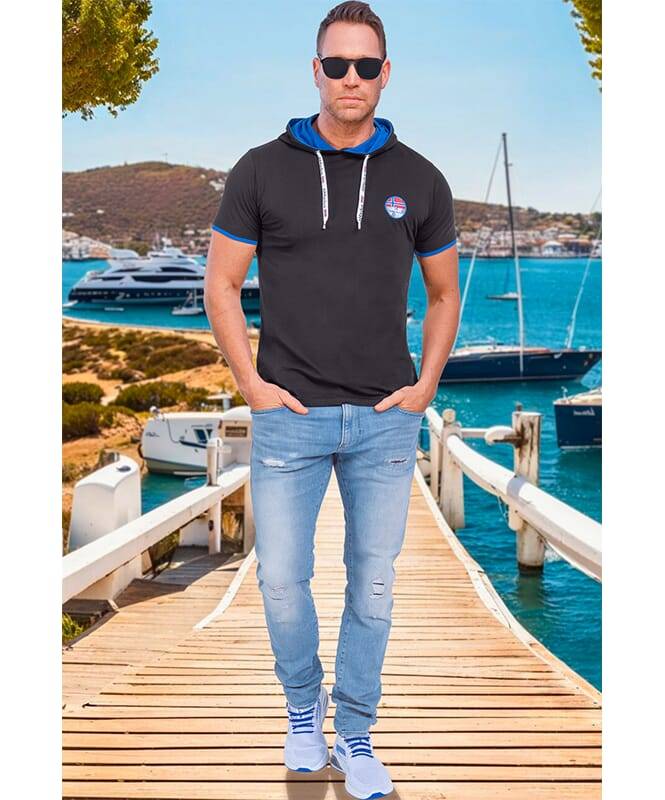 Nebulus T-Shirt Hoody TRACK Herren zollfrei