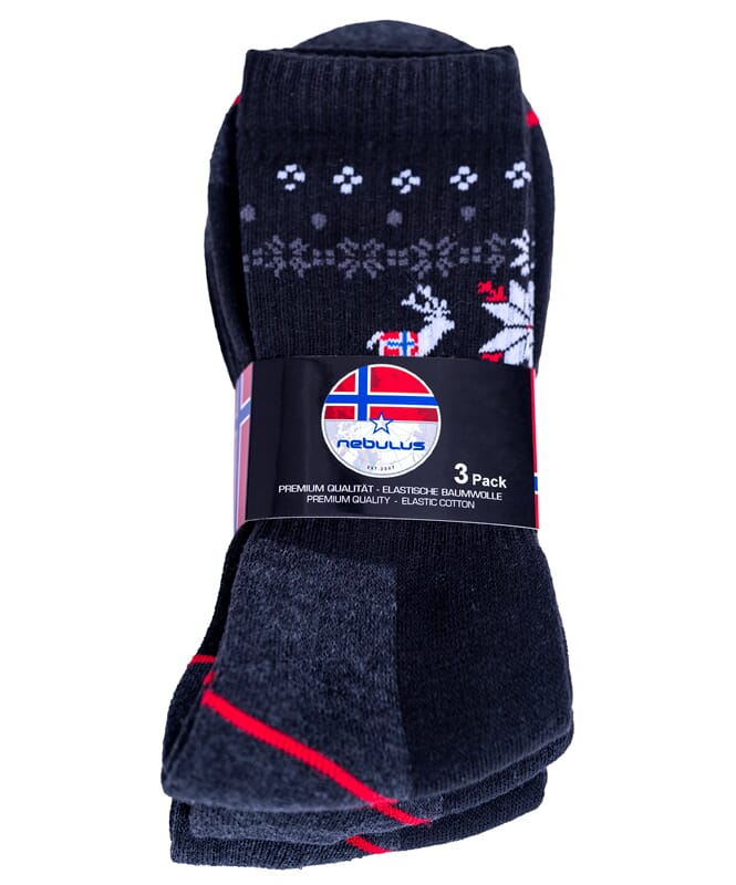 Nebulus Norweger Thermosocken 3er Pack WOOLY Damen 2025
