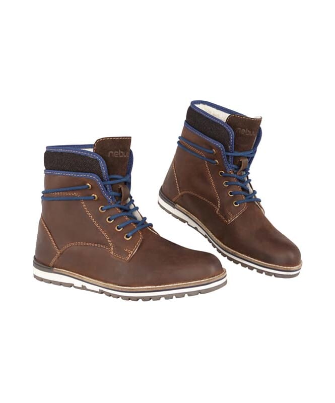 Nebulus Leder Winterstiefel RANGER Herren mit Merinowolle im Angebot