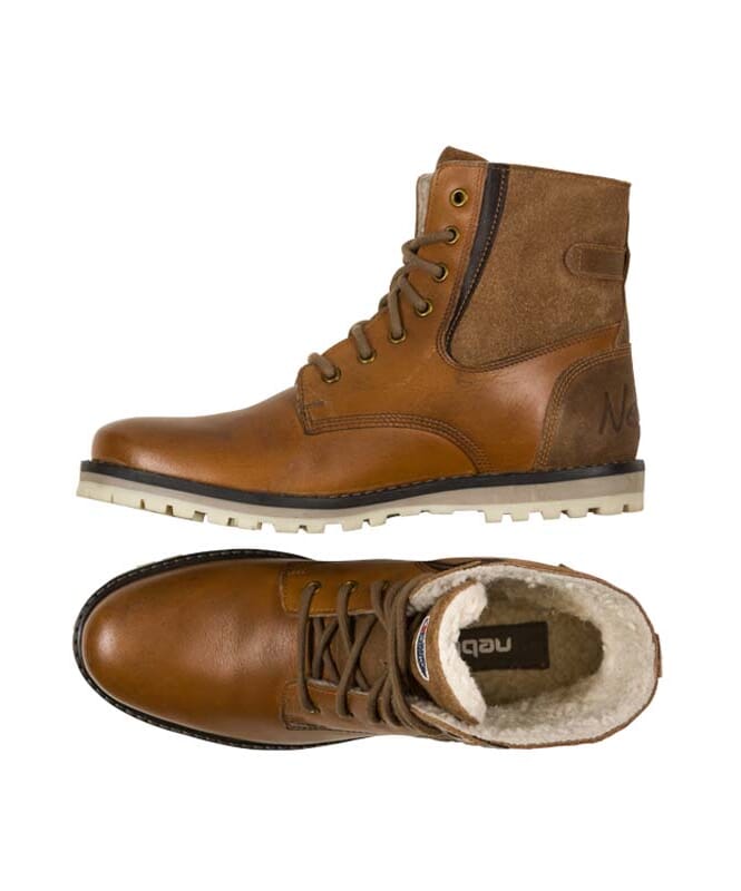 Nebulus Leder Winterstiefel CLARK Herren mit Merinowolle Günstig kaufen